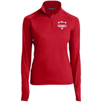 Ladies' 1/2 Zip Performance Pullover w/ Thumbholes