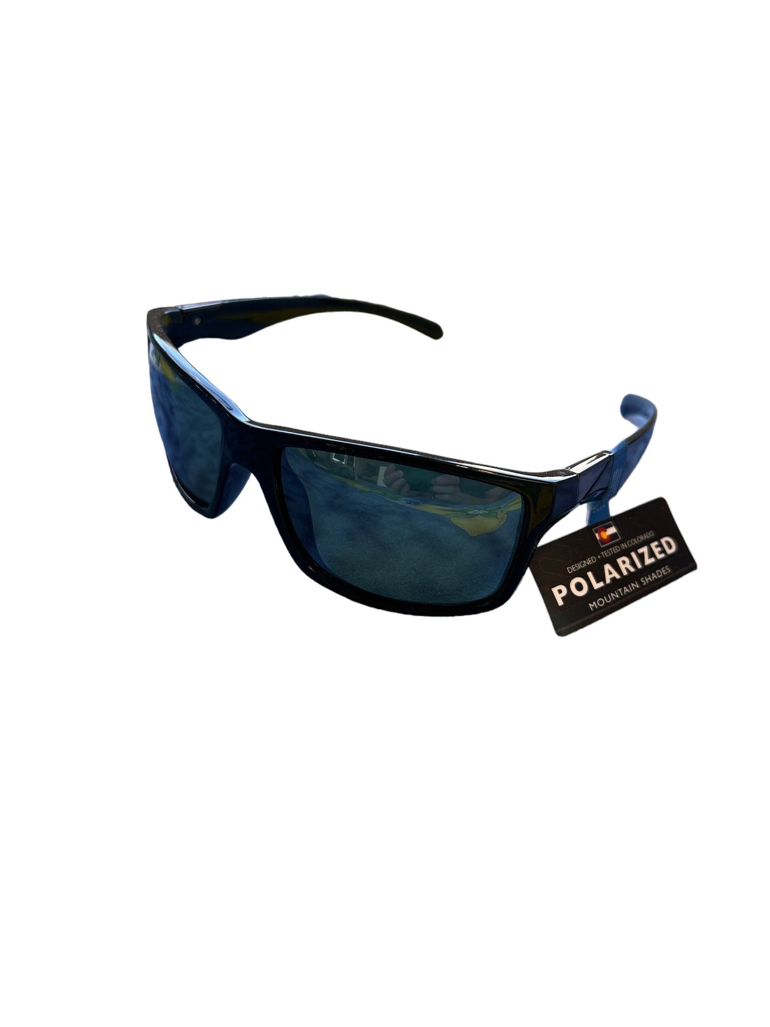 Mountain Shades Barbados Polarized Sunglasses (Shiny Black)