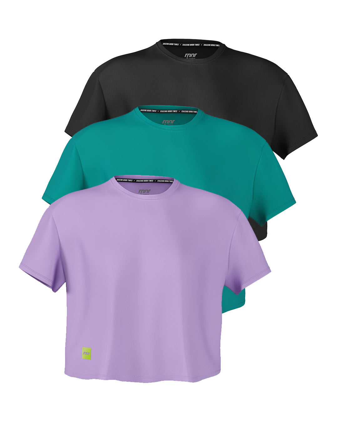 Women's Running Tee: Black