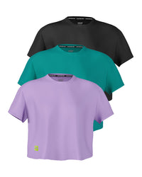 Women's Running Tee: Black