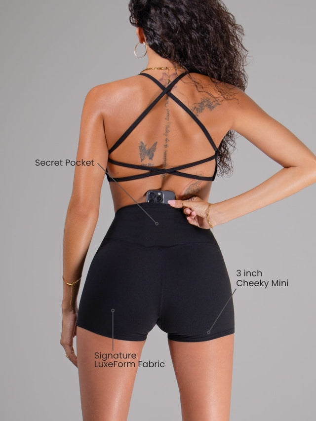 LuxeForm Mini Sculpting Shorts | 3 inch