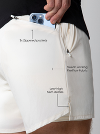 FlexFlow Functional Shorts Beige