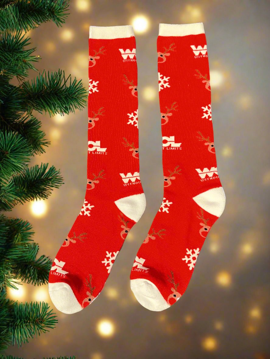 Without Limits® Knee Length Holiday Socks*