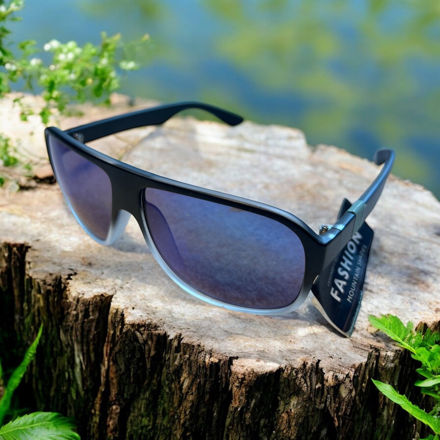 Mountain Shades Syndicate Sunglasses, Black/Clear