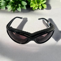 Mountain Shades Redline PhotoMatic Sunglasses (Shiny Black with Clear Lenses)