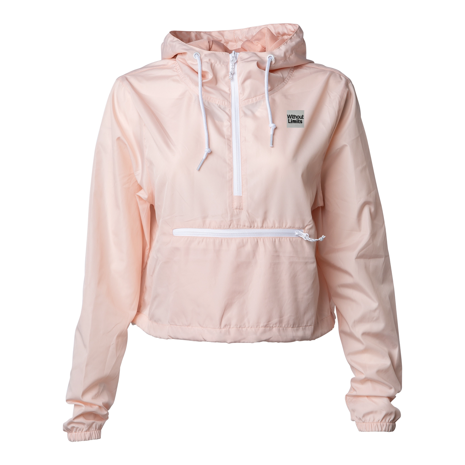 Lightweight Pullover Crop Windbreaker