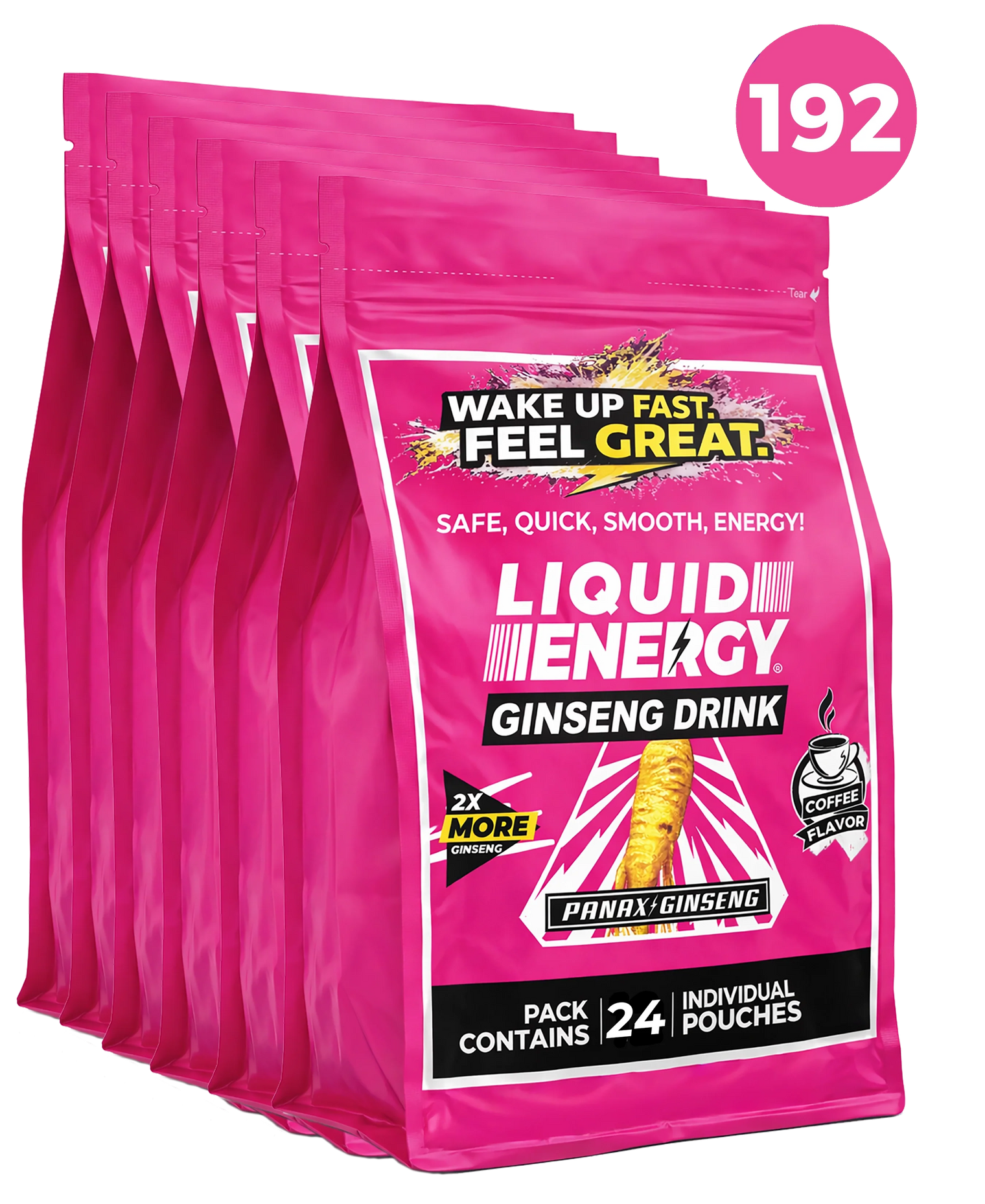 Liquid Energy Ginseng Drink Original Coffee