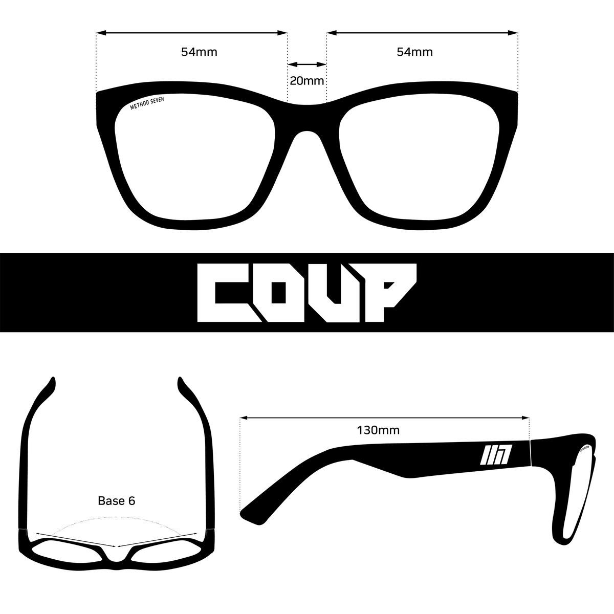 Coup HPS Premium Black | Grow Room Glasses