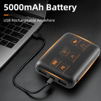 ROCKBROS Heated Cycling Shoe Covers with 5000mAh Battery Water-Resistant