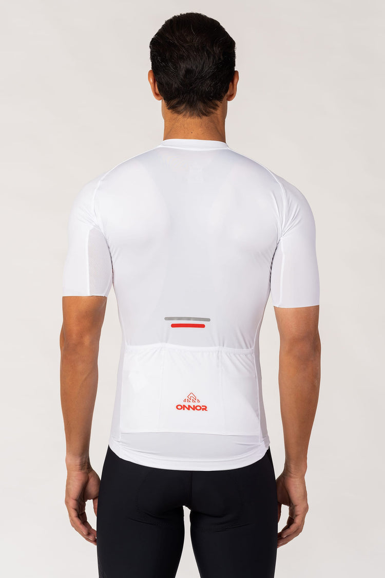 Men's DNA White Elite Cycling Jersey