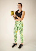 Women's Pickles Leggings (Fluro Green) XS S M L XL
