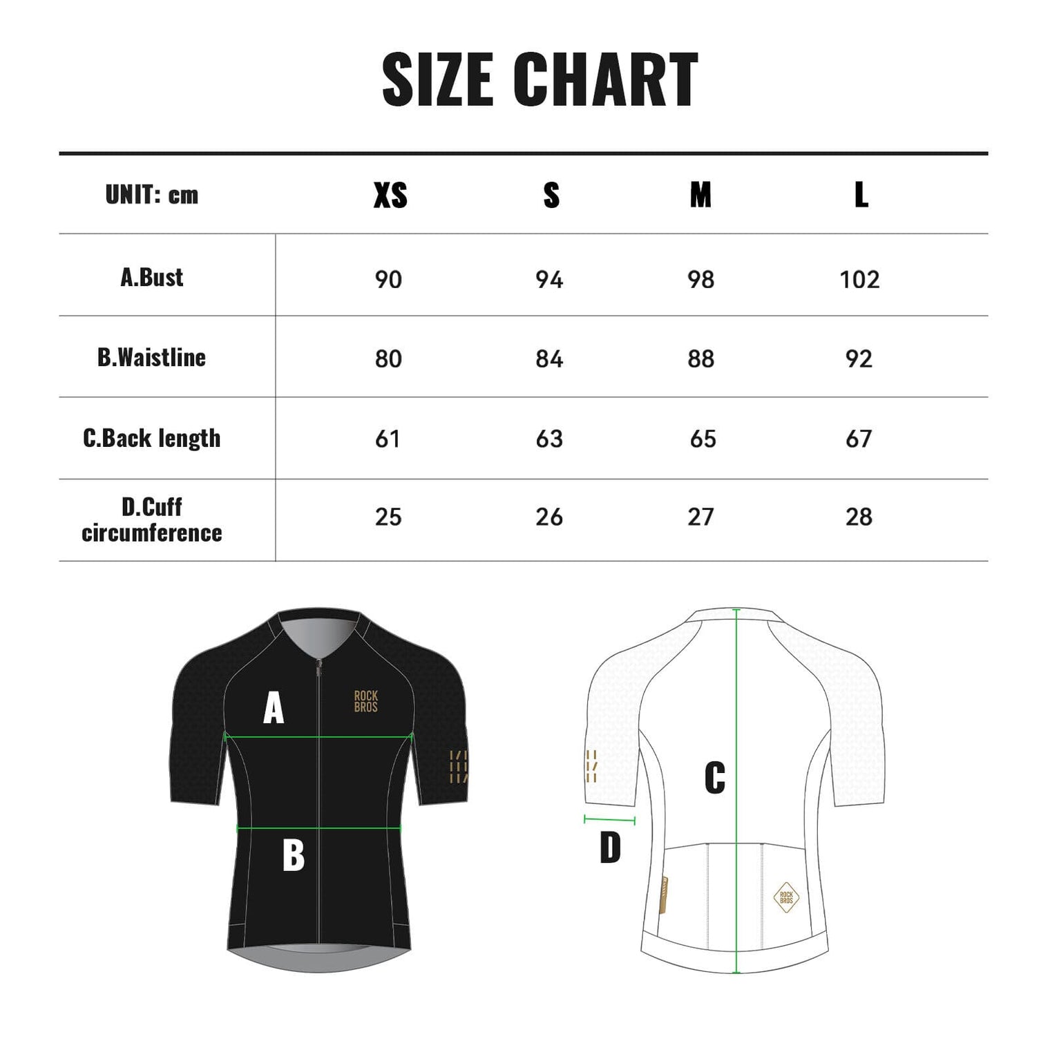 ROCKBROS Men's Short-Sleeve Cycling Jersey Diamond Pattern