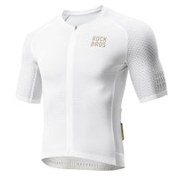 ROCKBROS Men's Short-Sleeve Cycling Jersey Diamond Pattern