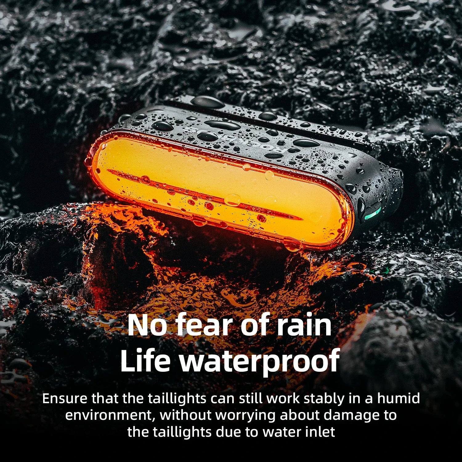 ROCKBROS Magnetic Smart Tail Light with Brake Sensing  IPX6 Waterproof