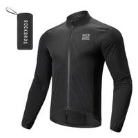 Cycling Windbreaker Jacket Foldable Long-Seeved