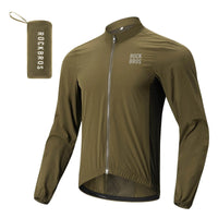 Cycling Windbreaker Jacket Foldable Long-Seeved