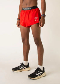 Men's Red 2" Half Split Shorts (XS, S, M, L, XL)