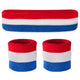Striped Sweatband Sets