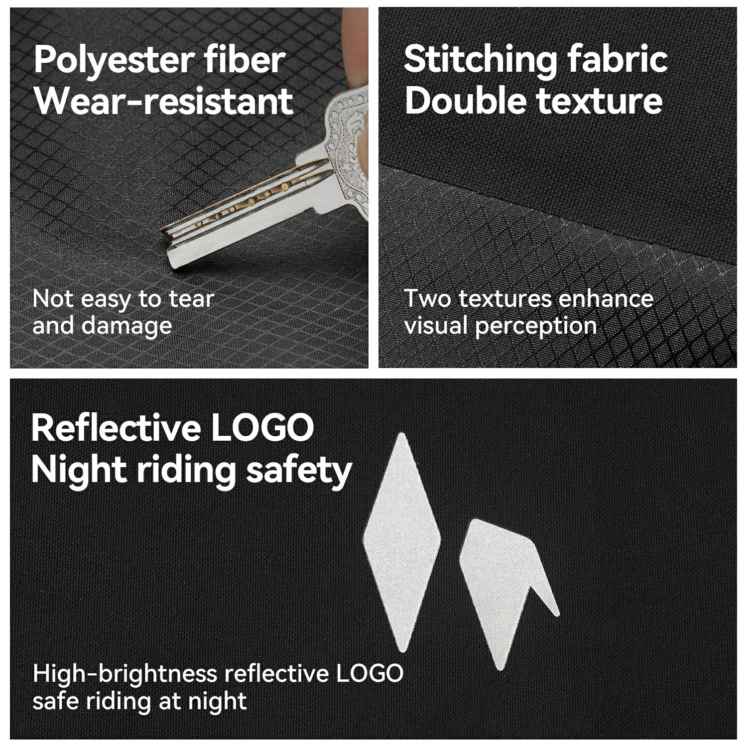 100% Waterproof Front Fork Rack Bag 7L-RideMate