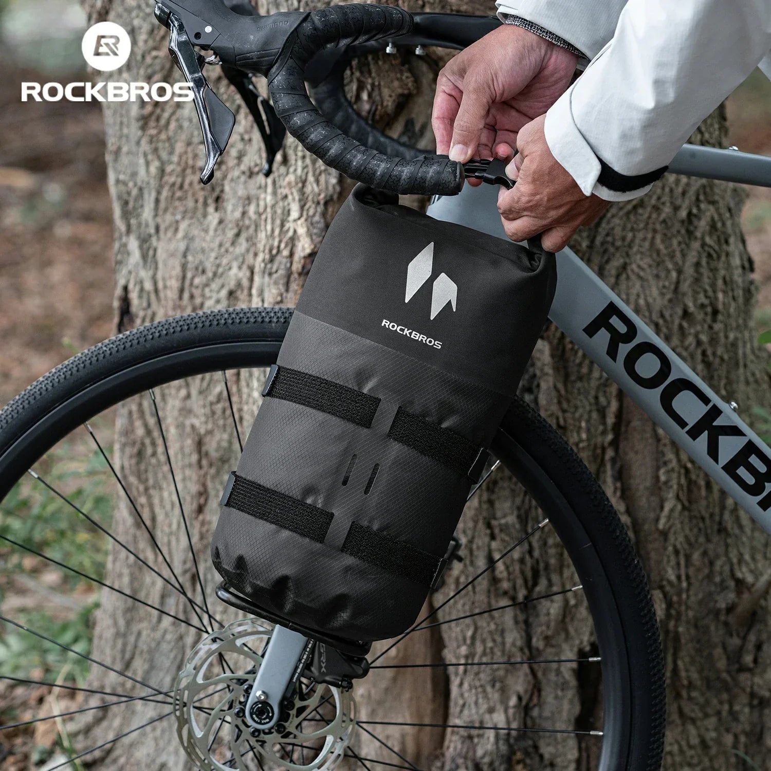 100% Waterproof Front Fork Rack Bag 7L-RideMate