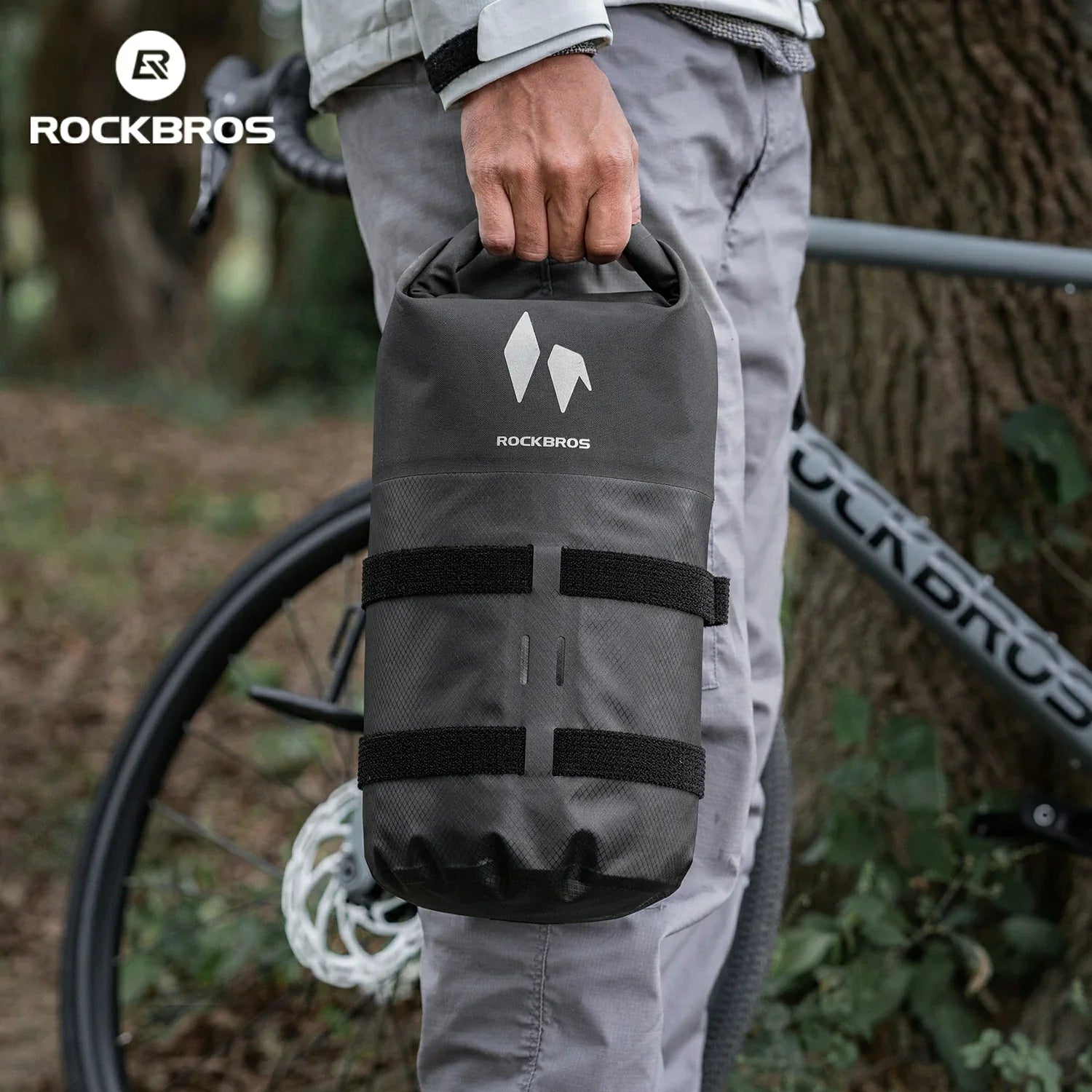 100% Waterproof Front Fork Rack Bag 7L-RideMate