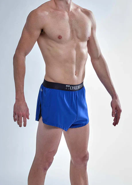 Men's Royal Blue 2" Half Split Shorts (XS, S, M, L, XL)