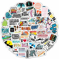 90 Running Stickers Collection