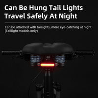 ROCKBROS MTB Road Cycling Seat Saddle with Rear light Shock AbsorptionGel Bike Comfort Cushion