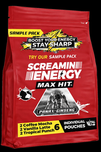 Screamin Energy Sample Pack - 6 Pouches