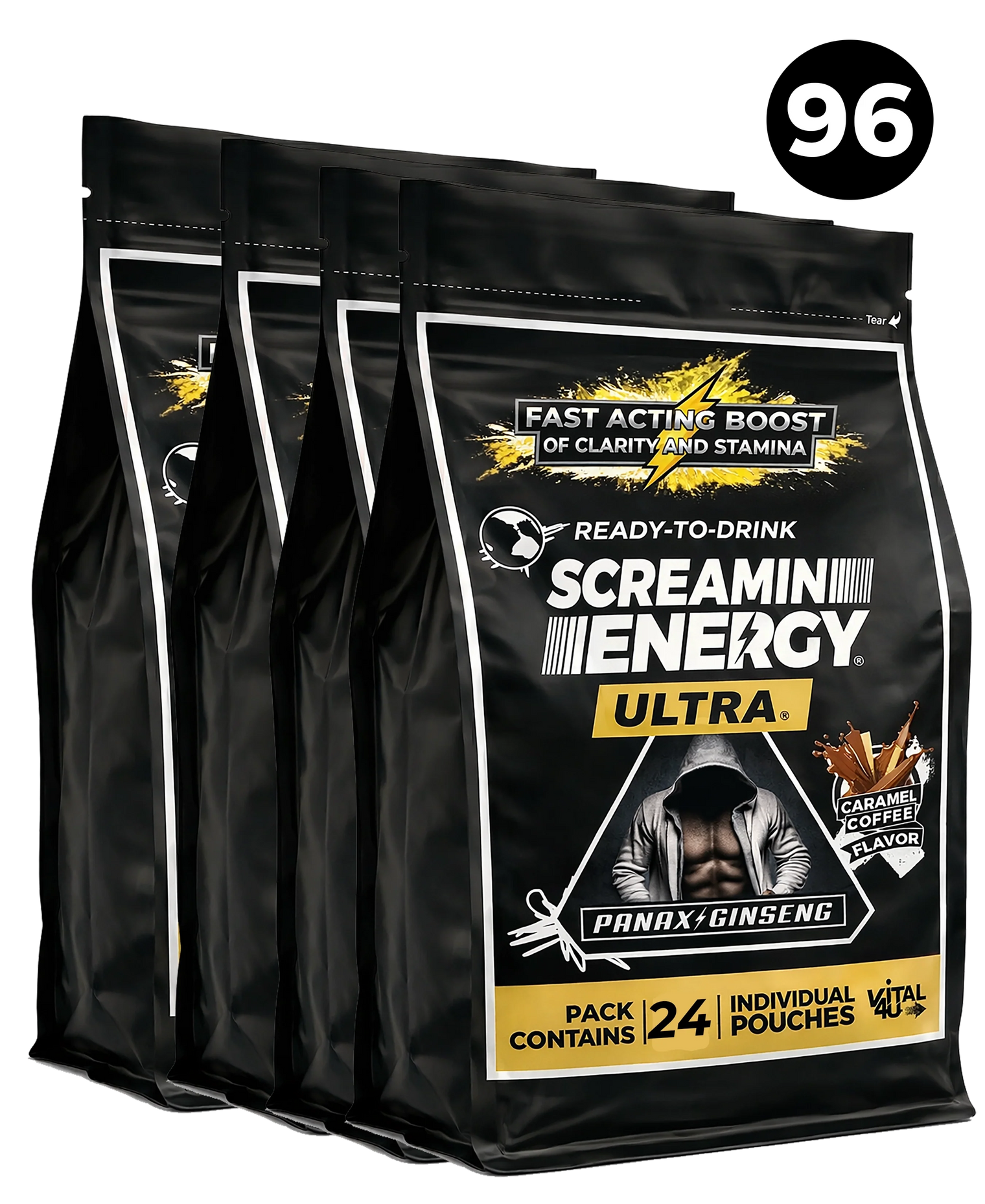 Screamin Energy Ultra Caramel Coffee