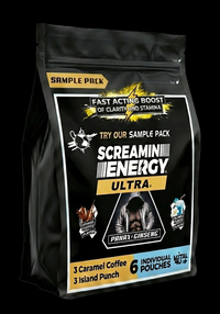 Screamin Energy Ultra Sample Pack - 6 Pouches