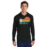 White Lake Half Posi UV Pro Hoodie w/ UPF 50+