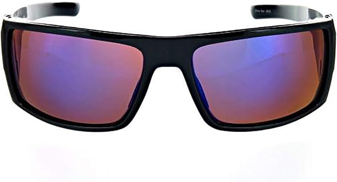 Optic Nerve, Steelhead, Unisex Sports Sunglasses - Shiny Black Frame