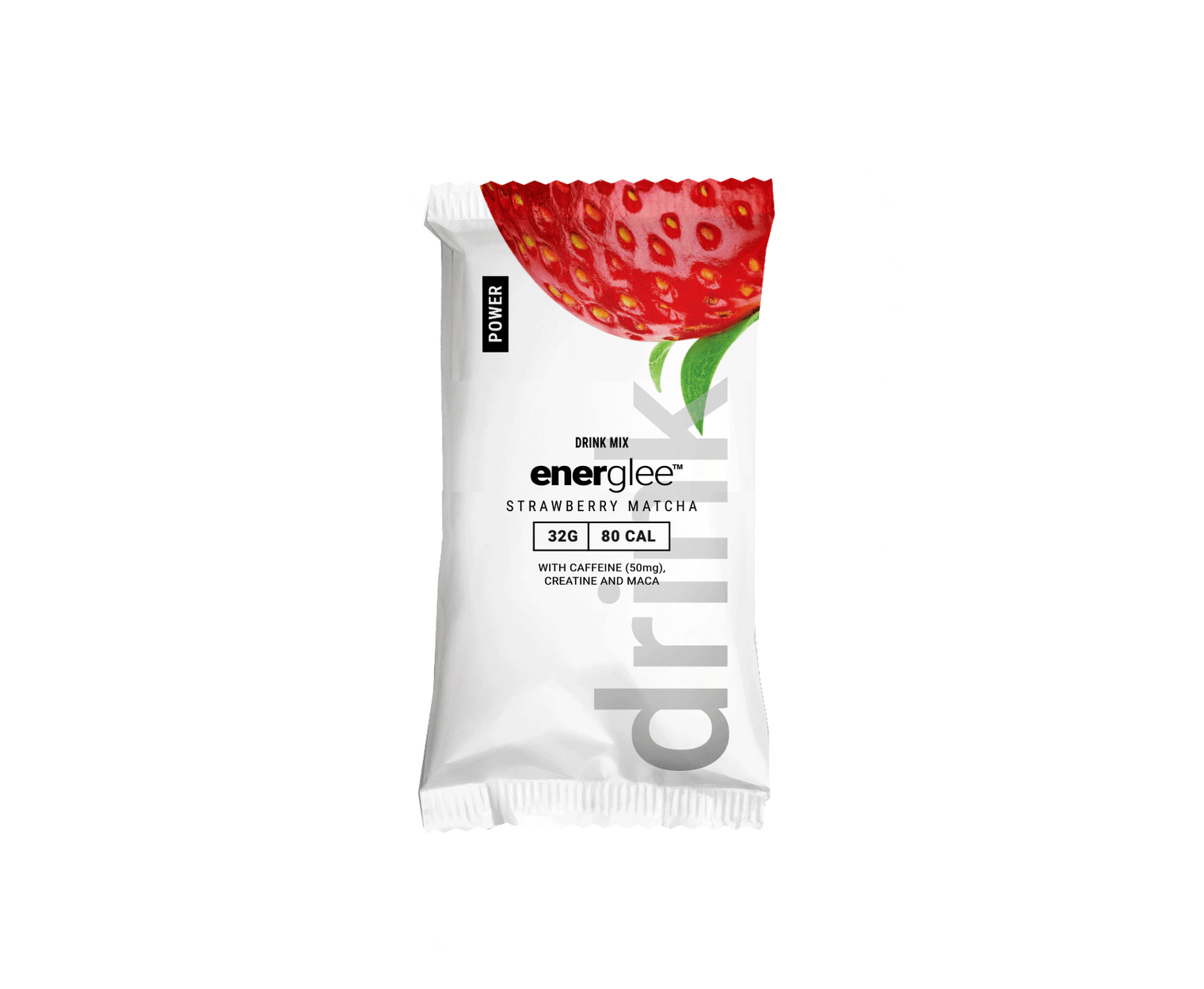 Strawberry Matcha Creatine Power Drink w/Adaptogens