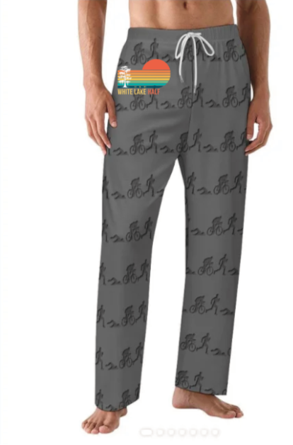 White Lake Half Swim Bike Run Pajama Pants