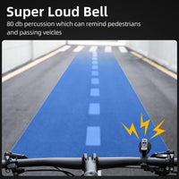 ROCKBROS Classic Brass Bike Bell Loud Easy Install Fits Most Handlebars