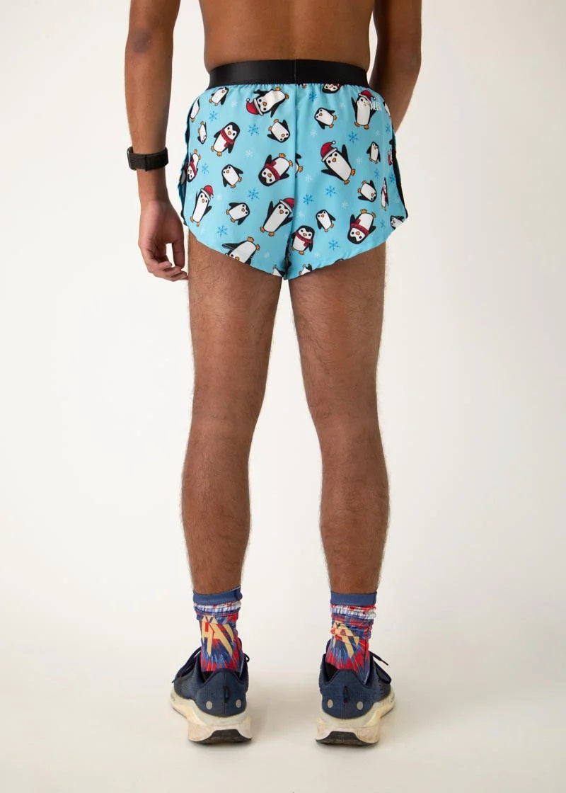 Men's Slippery Bois Penguins 2" Half Split Shorts