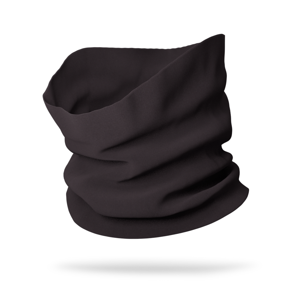 Adult Solid Color Wicking Neck Gaiter (12" Length)