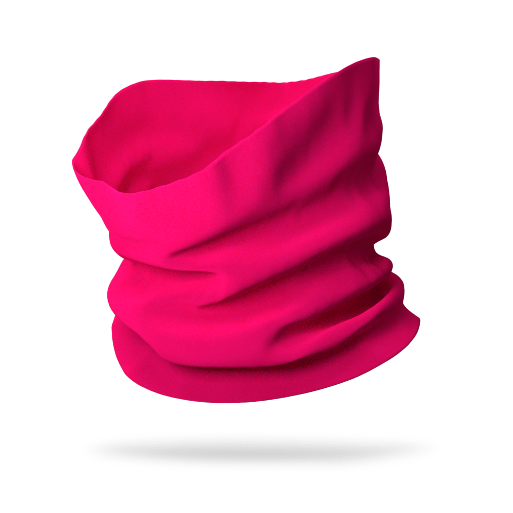 Adult Solid Color Wicking Neck Gaiter (12" Length)