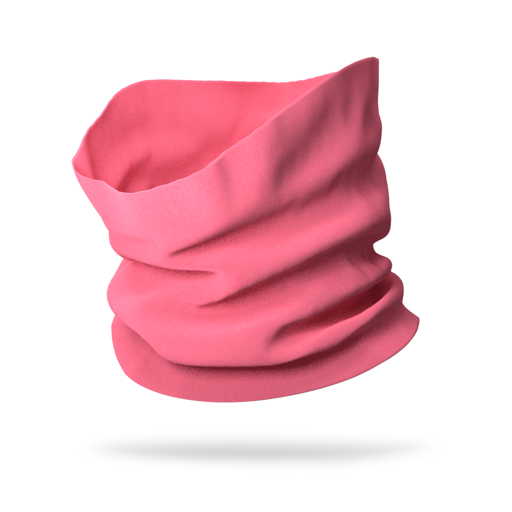 Kids Solid Color Wicking Neck Gaiter (12" Length)