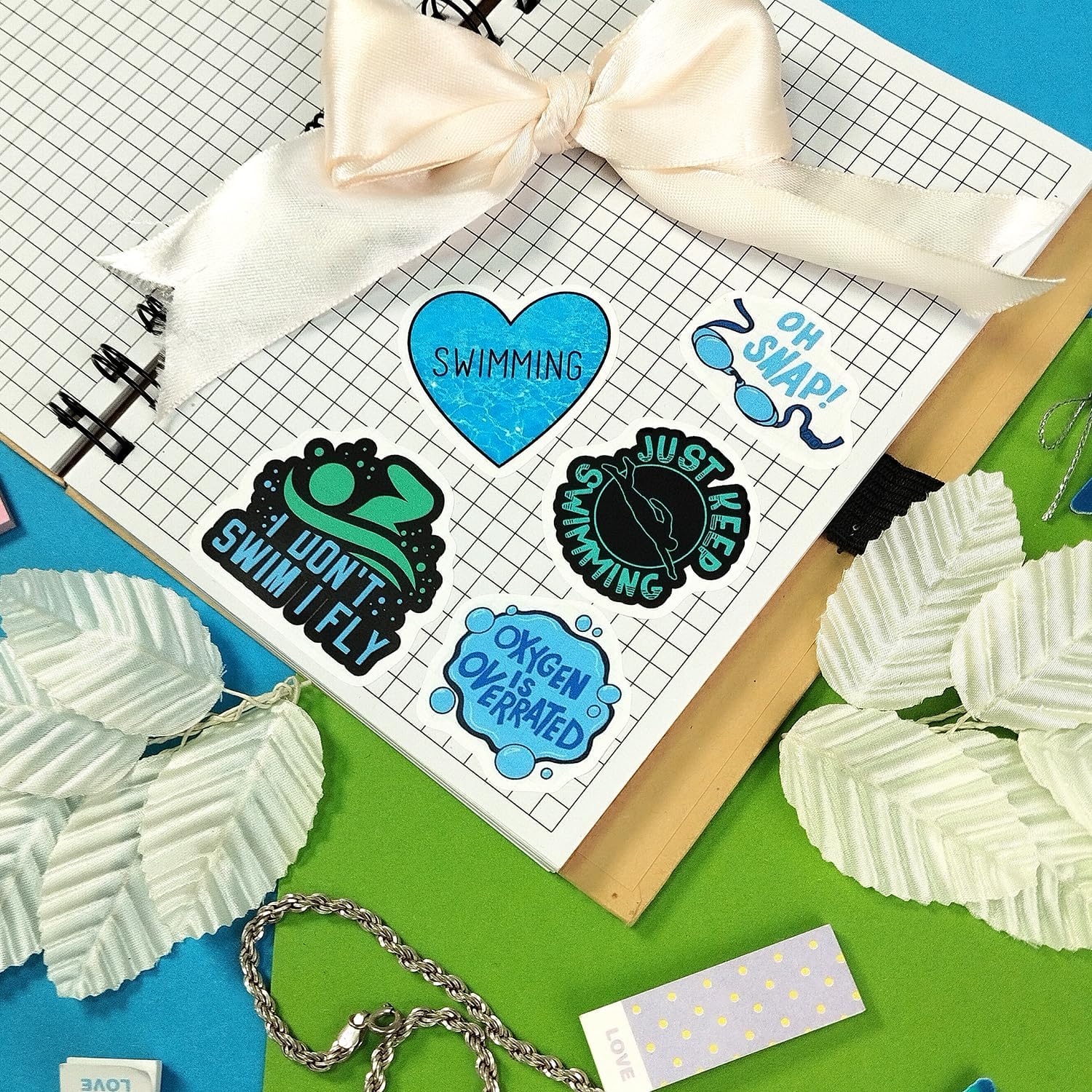 93 Swimming Stickers Collection