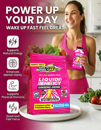 Liquid Energy Ginseng Sample Pack - 6 Pouches