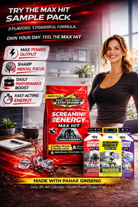 Screamin Energy Sample Pack - 6 Pouches