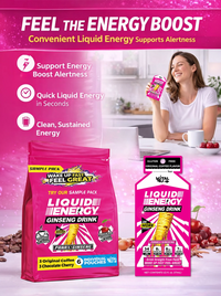Liquid Energy Ginseng Sample Pack - 6 Pouches