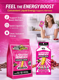 Liquid Energy Ginseng Drink Original Coffee