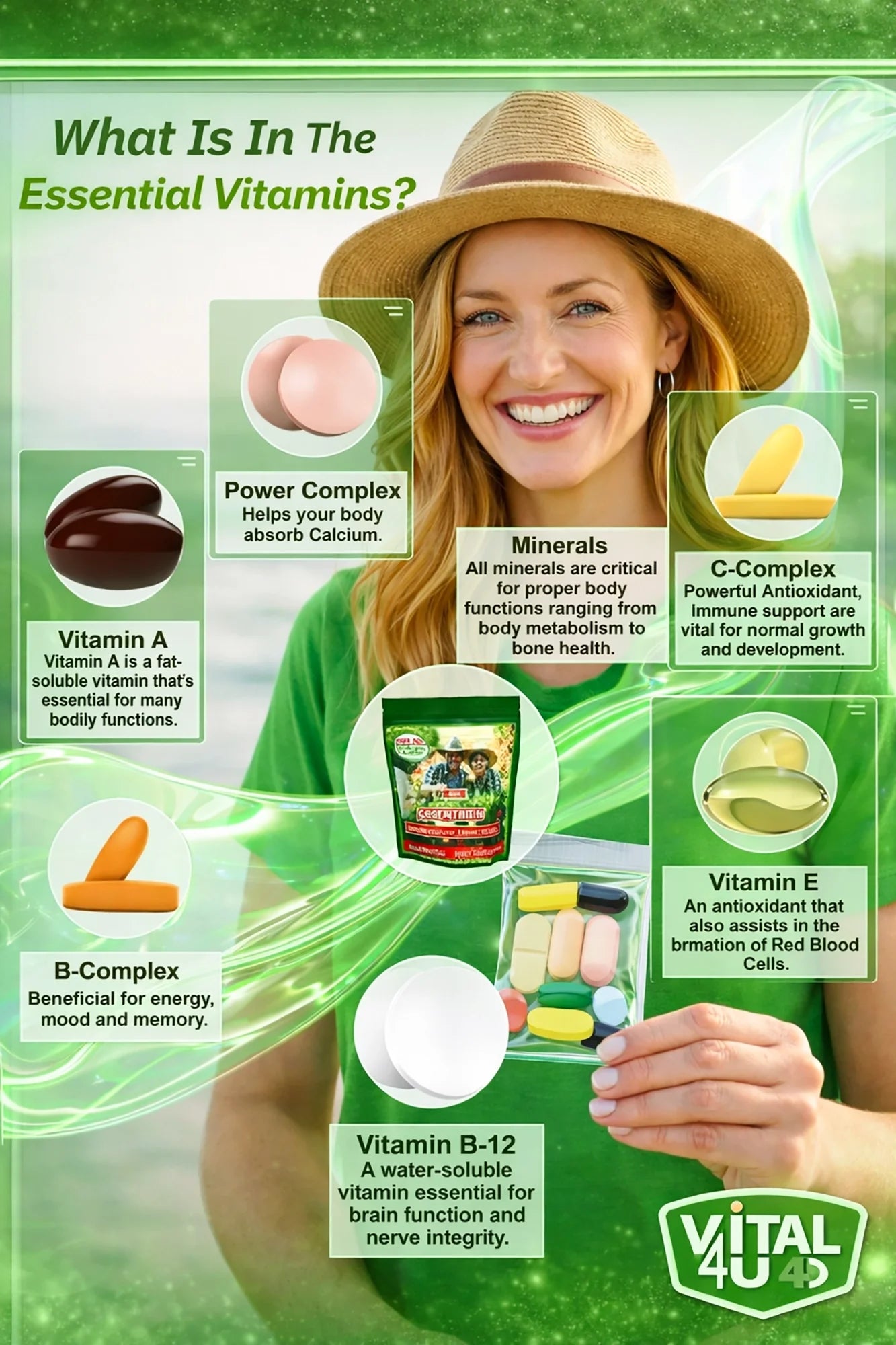 Vital 4U Essential 30-Day Multivitamin