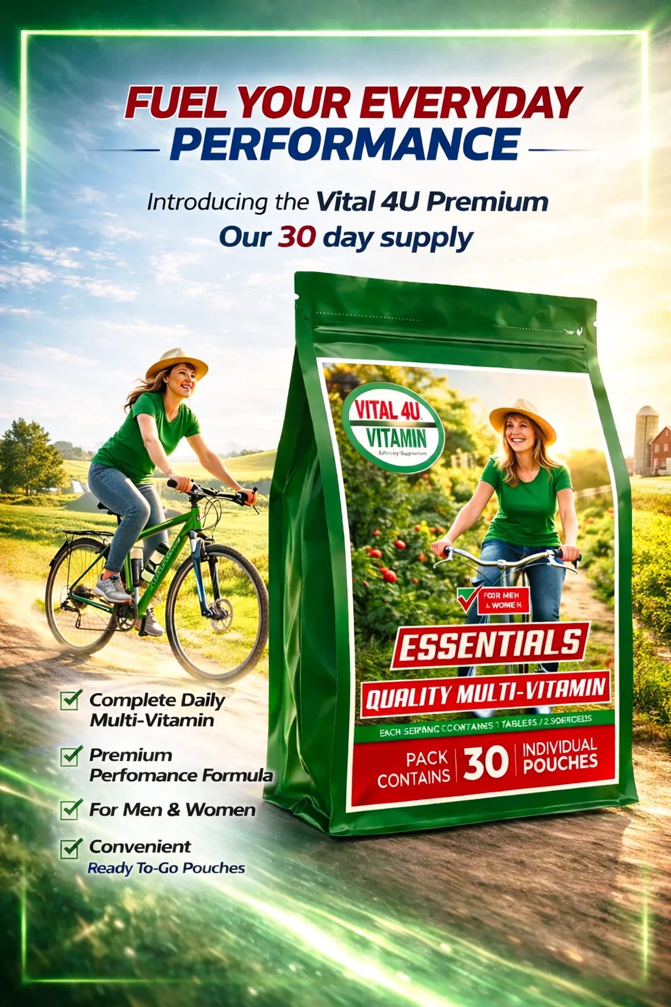 Vital 4U Essential 30-Day Multivitamin