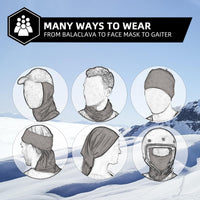 ROCKBROS Cold Weather Windproof Thermal Winter Balaclava Ski Mask Neck Warmer Hood