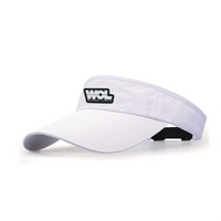 Breathable Lightweight Mesh Visor w/ PVC Rubber Patch