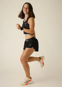 Women's Black 1.5" Split Shorts